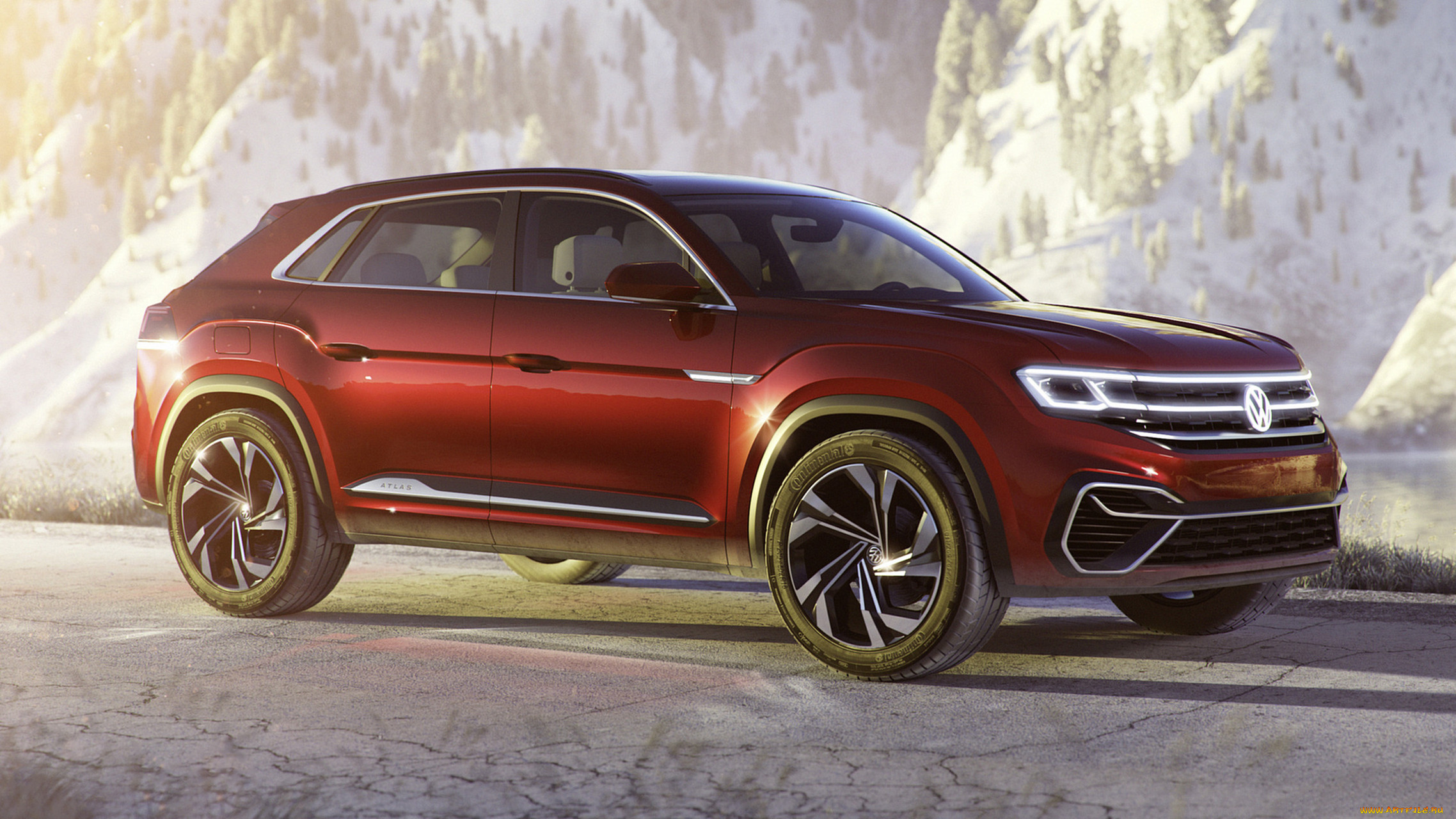 volkswagen atlas cross sport hybrid suv concept 2018, , volkswagen, 2018, concept, suv, hybrid, sport, cross, atlas